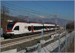 The SBB Tilo Flirt RABe 524 101  Arbedo Castione  on the way from Varese to Bellinzona on the Italien/Switzerland Border.
05.01.2019