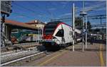 The SBB TIOL RABe 524 007 to Malpensa by his stop in Varesse.