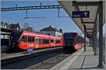 SBB RABe 526 in St Imier. 
18.03.2016