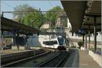 A SBB/Thurbo GTW RABe 526 is arriving at Schaffhausen.
22.04.2011