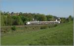 A SBB Seehas Flirt on the way to Konstanz by Singen.