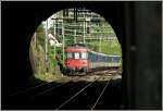 SBB RBe 540 010-6 with a RE to St Maurice just after Lutry.