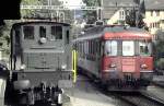 Ae 4/7 No 10905 and 540 044-5 at Rorschach, September 6th, 1998.