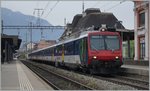 A NPZ RABe 560 on the way to Geneve by his stop in Montreux.