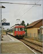 The SBB RBe 540 025-4 in Stein am Rhein. 

12.07.2004