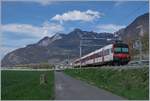 A SBB RegioAlps RBDe 560 on the way to Aigle near his Destination.