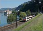 A SBB RBDe 560 on the way to St-Maurice by the Castle of Chillon.
25.05.2018