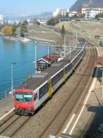 SBB NPZ in the Veytaux-Chillon Station.