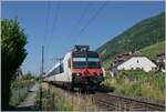 At Ligerz, on the last relatively short single-track section of the Jura Foot Line, an SBB RBDe 560 Domino is on its way towards Biel/Bienne. The work for the double-track expansion in the form of a tunnel is already underway, and in a few years it will no longer be possible to photograph trains in this harmonious Biel Lake landscape near Ligerz.

June 19, 2025