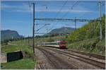 A SBB RABe 562 on the way from Frasne to Neuchatel (TGV Link) by Auvernier.

16.05.2017