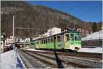 The ASD Bt 431 and BDe 4/4 404 on the way to Les Diablerets in Le Sépey. 

08.02.2021