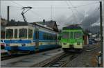 ASD BDe 4/4 402 and 401 in Les Diablerets.
19.03.2011