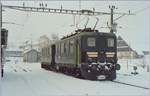 The SBB Be 4/6 1608 in Beromünster.
Winter 1986/1987