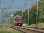 Bem 550 from La Plaine to Geneva between Zymesa and Vernier Meyrin on the only one SBB DC-electric-line. 
27.08.2009