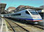 A CIS ETR 470 in Lausanne is waiting for his departur to Venezia SL.