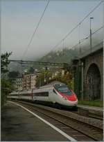 SBB ETR 610 by Veytaux-Chillon.