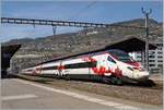 The SBB ETR 610 RABe 503 022-7  Johann Wolfgang von Goethe  on the way to Milano in Vevey.