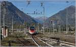 The EC 39 is arriving at Domodossola.