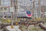 With a long telephoto lens, a picture of the two SBB ETR 610 trains was captured between numerous masts. The two multiple units are waiting to be dispatched as EC 64 to Basel SBB (via Domo).

September 30, 2026