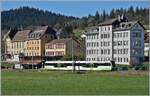 One of the two new transN ABe 4/8 is leaving La Sagne station. The train is on its way from Les Ponts-de-Martel to La Chaux-de-Fonds.

October 28, 2024