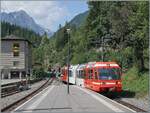 The TMR BDeh 4/8 21, coming from Vallorcine, arrives at Châtelard Frontière station. After a short stop, the TMR BDeh 4/8 21 will continue to Martingy.

July 11, 2026