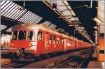 RABDe 12/12  Goldkstenexpress  in Zrich Main Station.
01.09.1984 (scanned picture)