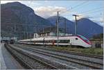 The SBB RABe 501 002 (UIC 93 85 0 501 002-6 CH-SBB) in Martigny.