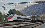 The SBB RABe 501 002 (UIC 93 85 0 501 002-6 CH-SBB) in Martigny.
30.10.2017