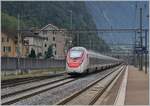 Shortly before Erstfeld, most trains heading south leave the route of the  old Gotthard  railway and travel through the Gotthard bass tunnel.