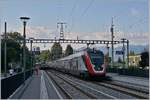 The SBB  Twindexx  RABDe 502 010-3 (Ville de Genève) and RABe 502 212-9 RABDe 502 010-3 (Ville de Genève) on the way Geneva Airport in La Coversion.

14.07.2020