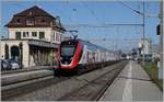 A SBB RABe 502  Twindexx  on the way from Chur to Zürich (via Rheintal - St.Gallen) in Rheineck.