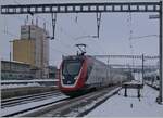 A SBB RABe 502  Twidexx  on the way to St Gallen in Romont.