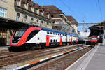 RABe 502 ready for departure at Lausanne. 09/04/2023