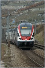 The RABe 511 119 by St Saphorin.
04.03.2017 
