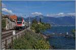 The SBB RABe 511 117 (and an other one) on the way to Geneva in St Saphorin.