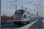 The SBB RABe 511 121 on the way to Vevey in Annemasse.