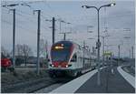 The SBB RABe 511 121 on the way to Vevey in Annemasse.