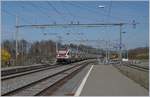 Two SBB RABe 511 in Roche VD on the way to Annemasse.