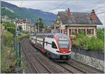 The SBB RABe 511 036 on the way to Geneva by Montreux.