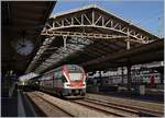 The SBB RABe 511 020 in Lausanne makes a break. 

18.04.2020