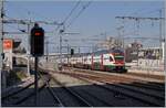 The SBB RABe 511 028 on the way to Allaman in Renens VD.