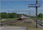 SBB RABe 511 on the way from Annemasse to St-Maurice in Roche VD.
