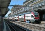 At Lausanne on track 1 stands the SBB RABe 511 019. 

May 1, 2025