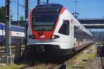 SBB 521 024 stands parked at Brugg AG on 23 May 2026.