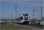 The Thurbo RABe 526 734-9 by Neunkirch on the way to Schaffhausen.