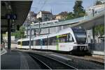 The Thurbo GTW RABe 526772-9 departs Schaffhausen as S64 towards Erzingen (Baden).

July 7, 2026
