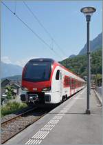 At the St-Gingolph terminus, located on the border with France, the variety of rolling stock is rather limited.