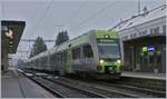 Two BLS RABe 535 to Domodossola and Brig by his stop in Kandersteg.