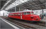 For a special train excursion organized by Rail One (l'emission ferroviarie suisse), the SBB Historic Red Arrow RAe 2/4 1001, UIC number 094 85 75-91 001-3, could be admired in Lausanne.

January 17, 2026