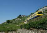 SBB  Train des Vignes  between Chexbres and Vevey.